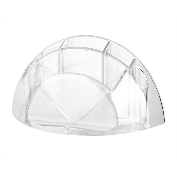 ICO Smart félköríves írószertartó - Átlátszó (9570157013)