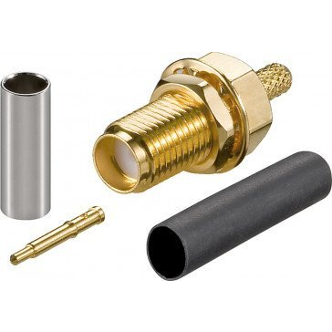 Goobay RPSMA aljzat crimp csatlakozó RG-174, RG-316 (WEN-043-999)