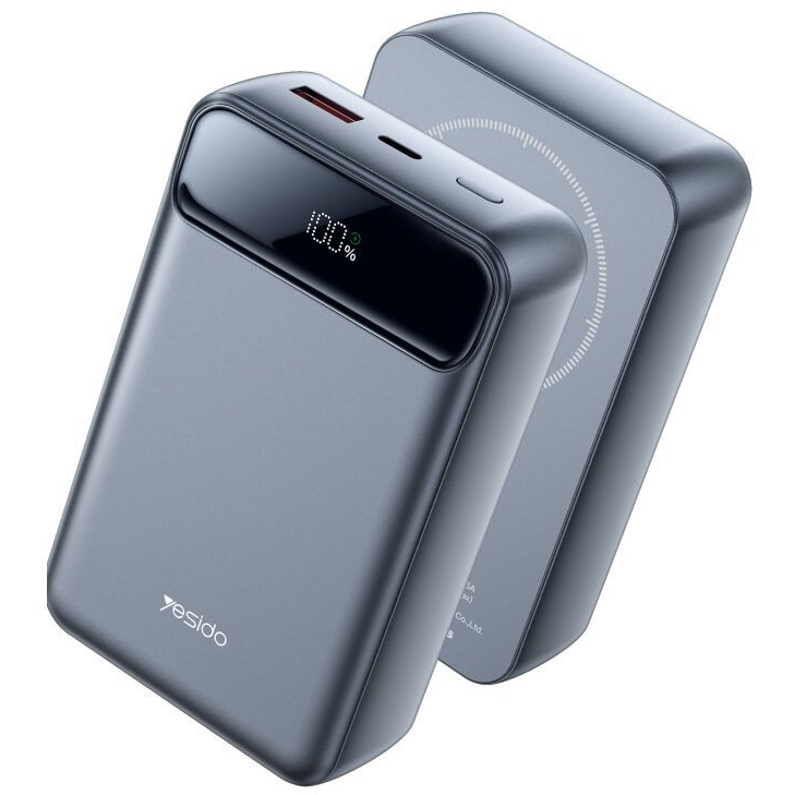 RivaCase Power Bank 20000 mAh 22.5W USB-C + USB-A, Szürke