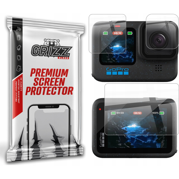 Szkło hybrydowe GrizzGlass HybridGlass do GoPro Hero 12