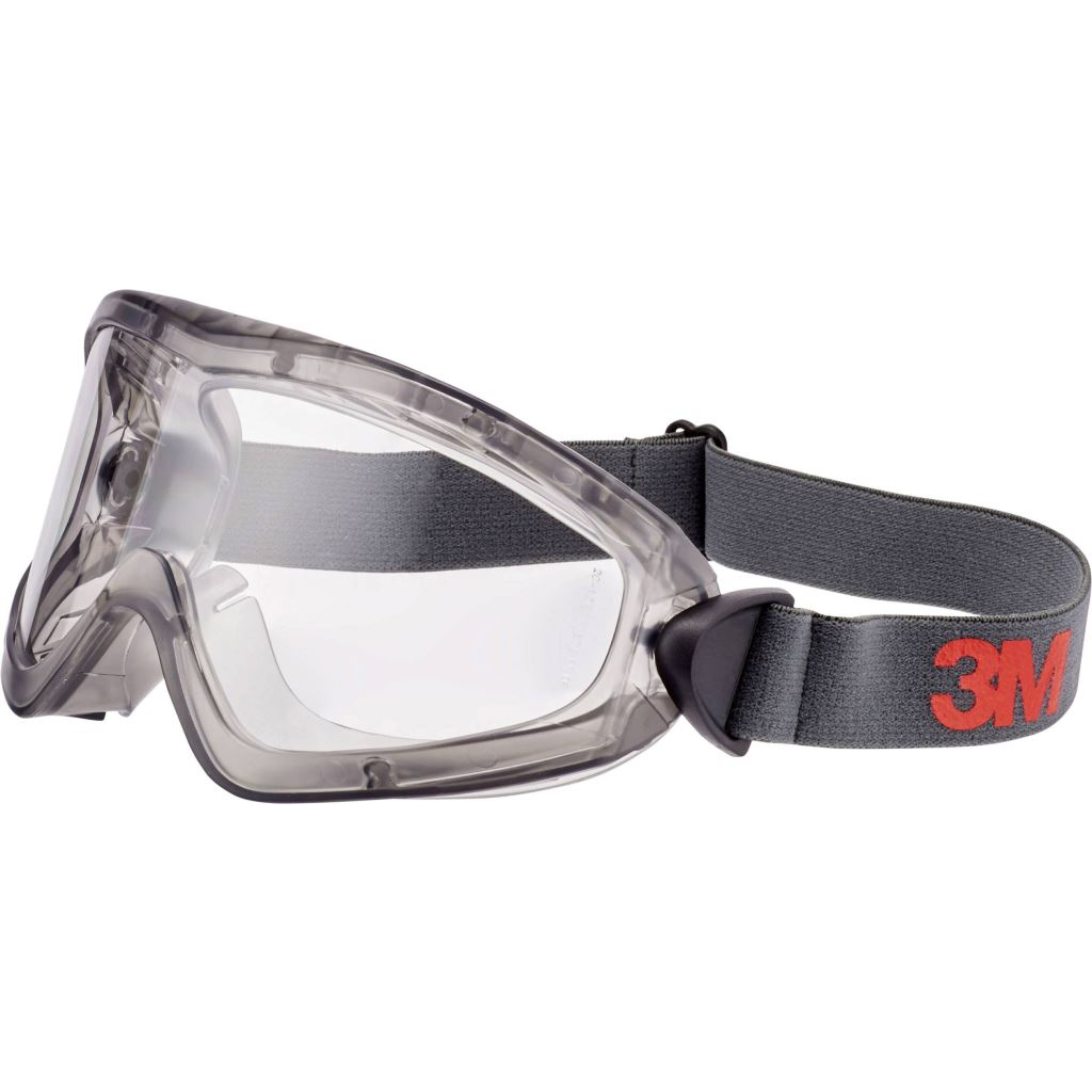 3M 2891-SG teljes védőszemüveg, párásodásmentes, szürke (2891-SG)