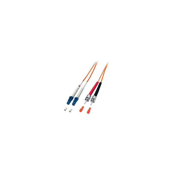 Equip LC/ST 50/125μm 10m câble InfiniBand et à fibres optiques Orange