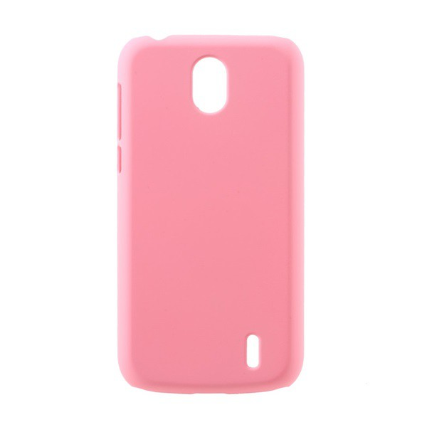 Műanyag telefonvédő (gumírozott) RÓZSASZÍN [Nokia 1 (2018)] (5996457762873)