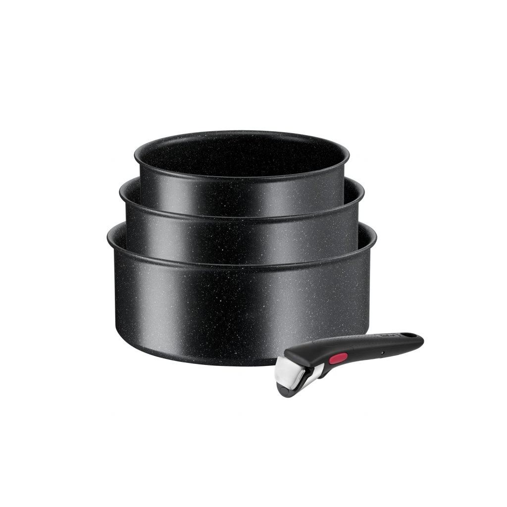 Tefal L3998902 Ingenio Black Stone edénykészlet 4 részes (L3998902)