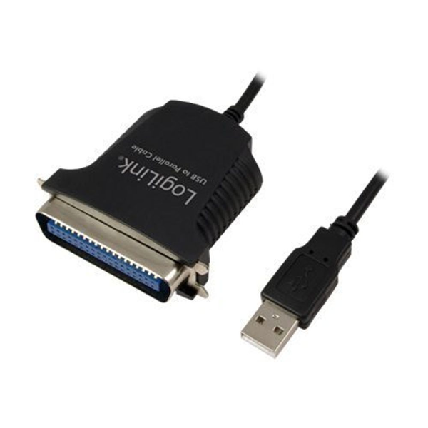 USB-A 2.0 (M) --> Parallel 36-pin (F) LogiLink 1.80m