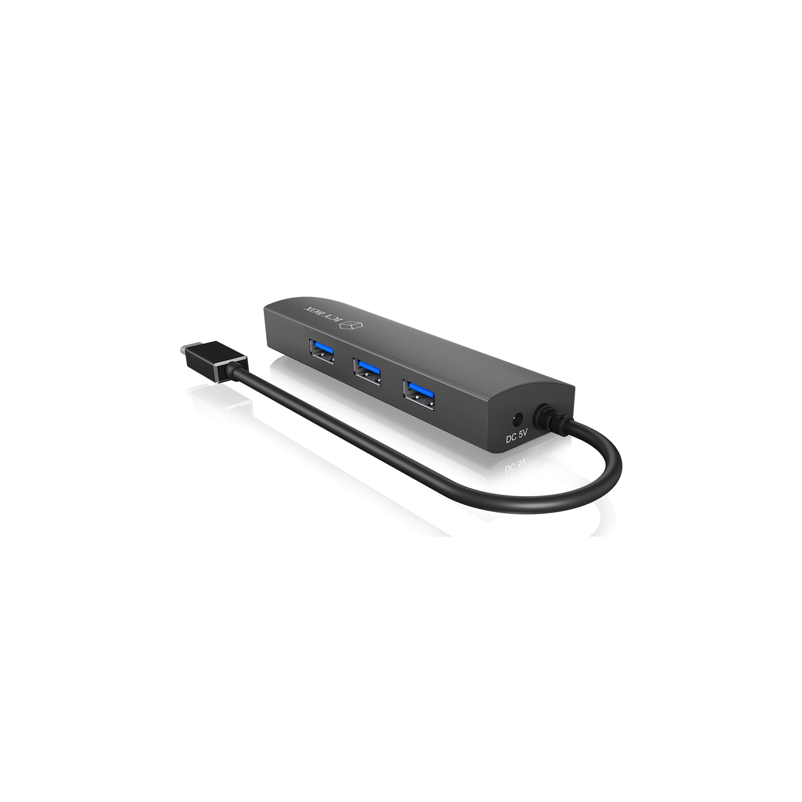 ICY BOX IB-HUB1406-C USB 3.2 Gen 1 (3.1 Gen 1) Type-C Antracit (IB-HUB1406-C)