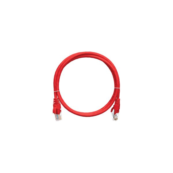 Nikomax patch kábel UTP, CAT5e, LSZH, 20m, piros (NMC-PC4UD55B-200-C-RD) (NMC-PC4UD55B-200-C-RD)