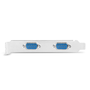 Адаптер AXAGON PCI-Express PCEA-S2N PCIe controller 2x serial