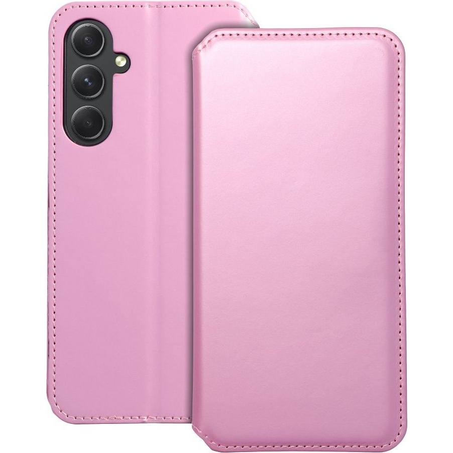 Dual Pocket Samsung Galaxy A54 5G, flip tok, rózsaszín (5903396195730)