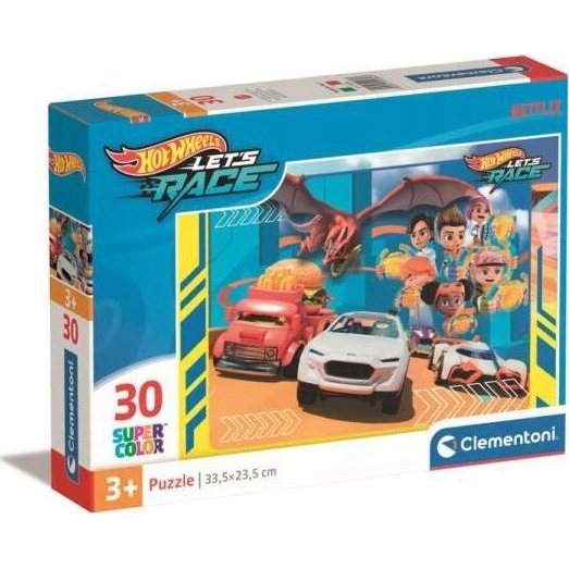 Hot Wheels Puzzle 30 Darabos - Clementoni