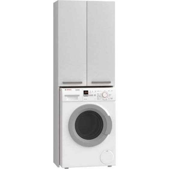 Paula Fürdőszobai Mosógépszekrény - Fehér (POLA DD BIEL)