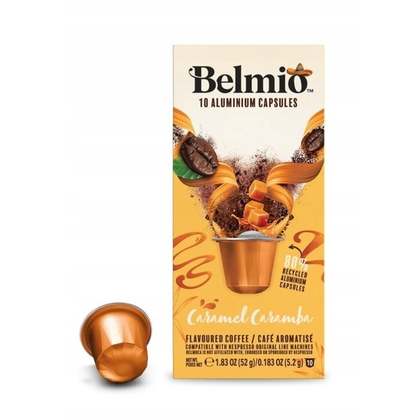 Kapsułki do Nespresso Belmio Caramel Caramba 10 sztuk