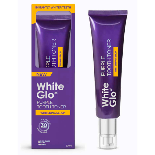 White Glo Ser pentru albirea dintilor Purple Tooth Toner, 50 ml