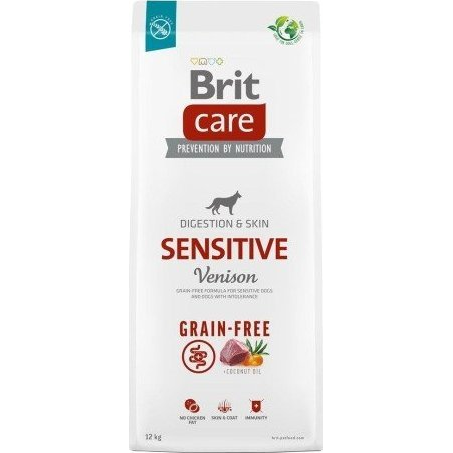Brit Care Grain-Free/gabonamentes Sensitive 12 kg Venison&Potato 172210