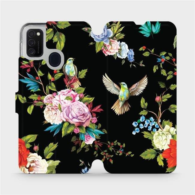 Flip case for Samsung Galaxy M21 - VD09S Birds and flowers (5903516245345)