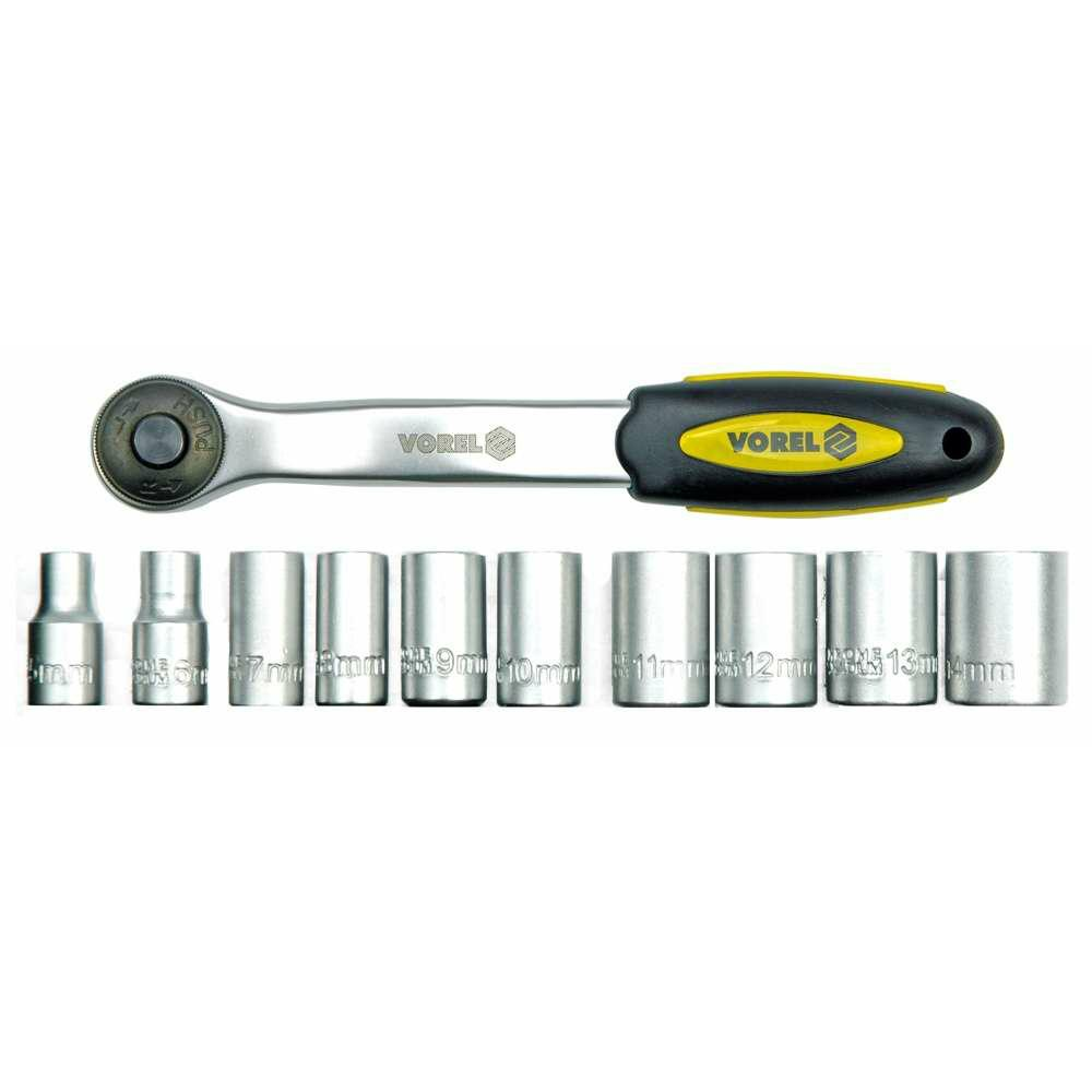 VOREL Krova készlet 1/2" 11 db (58602)