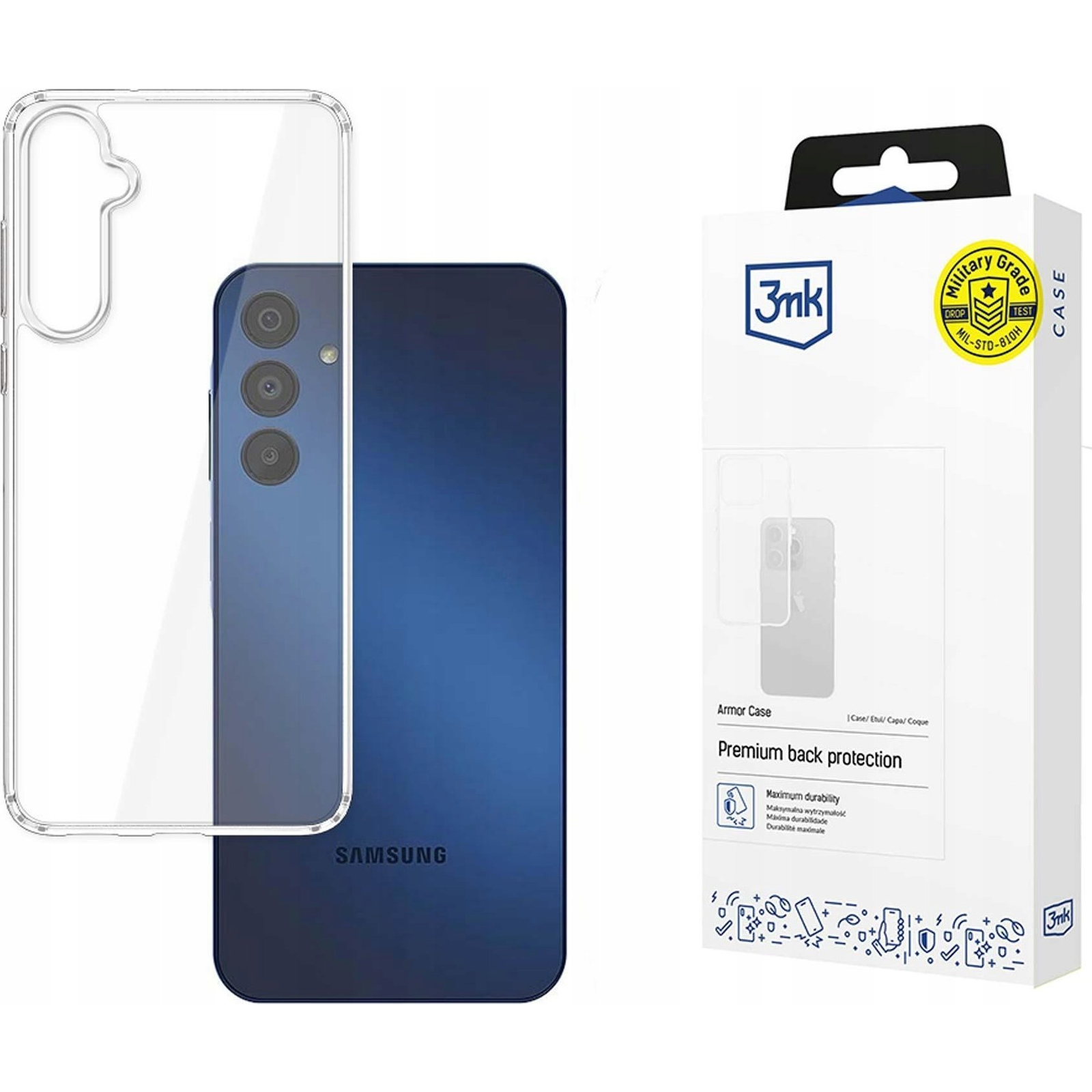 3mk Armor átlátszó, TPU anyagú Telefontok Samsung Galaxy A16 (5903108604611)