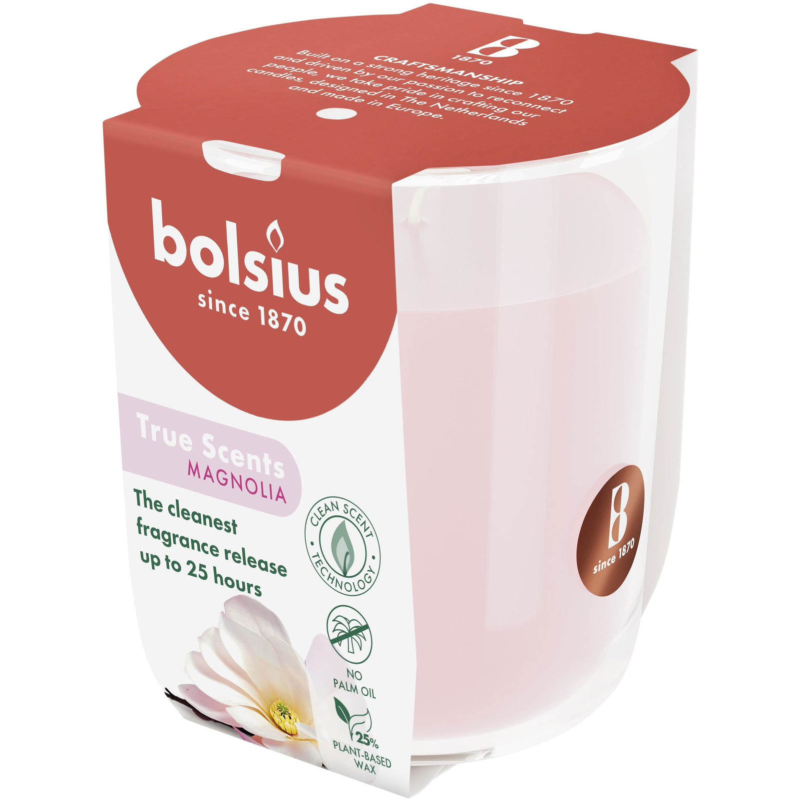 BOLSIUS Magnóliák 25 óra (8717847188571)