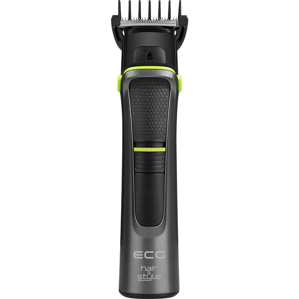 Акумулаторен тример ECG ZS 2620 Magnetic, мултифункционален, 6 приставки, водоустойчива, за брада и коса, Черен