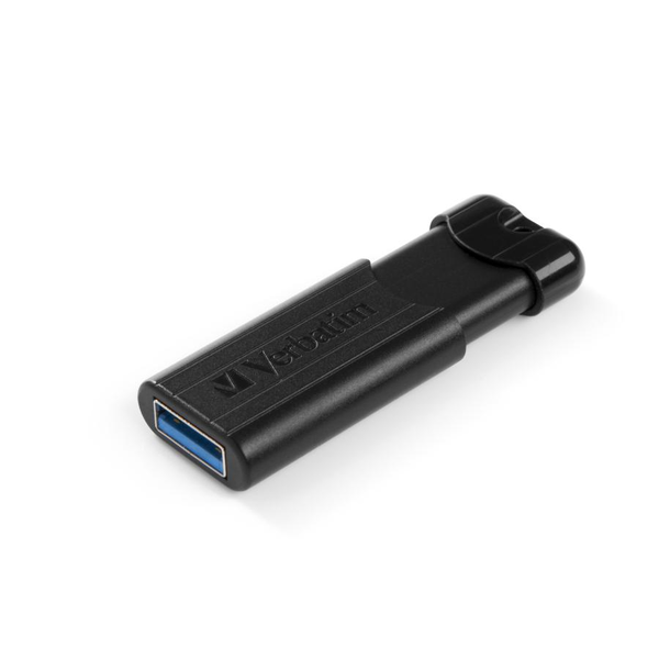 Verbatim PinStripe USB-nøgle 64 GB USB Type-A 3.2 Gen 1 (3.1 Gen 1) Sort