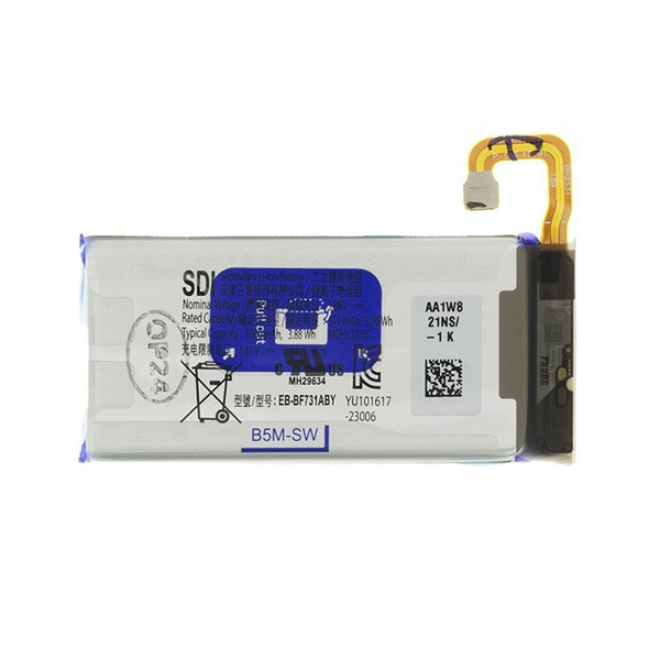 Samsung akku 1000mAh LI-ION (felső rész)  Galaxy Z Flip 5G (SM-F707B) "Gigapack csomagolás" (EB-BF731ABY / GH82-31700A)
