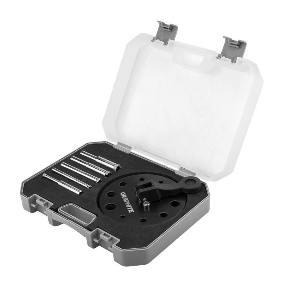 Graphite 55H541 fúrószárvezető gyémántfúróhoz 6 részes 5-12 mm (55H541)