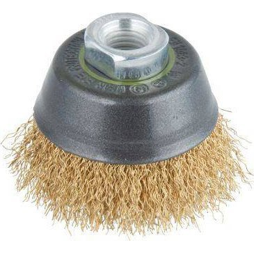 Wolfcraft 2748000 - 1 Cepillo De Hélice Para Metales, Ondulado, Rosca M 14 Ø 70 Mm