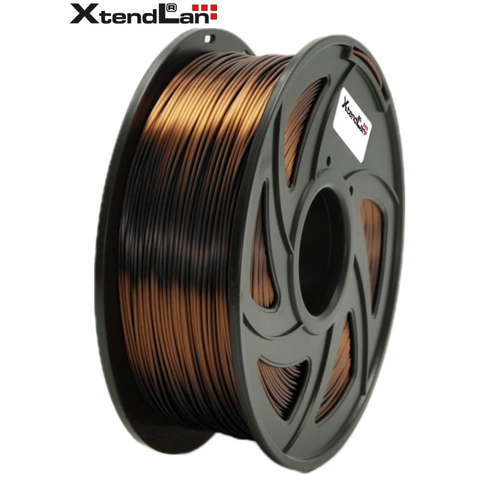 XtendLAN Filament PET-G 1.75mm 1 kg - Réz (3DF-PETG1.75-CR 1KG)