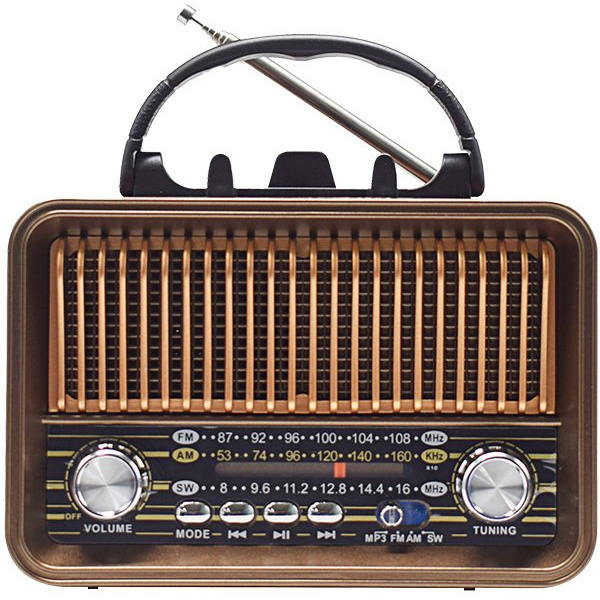 Tracer ShockWave, FM/AM/SW, Bluetooth, USB, SD kártya, Fa, Vezeték nélküli rádió