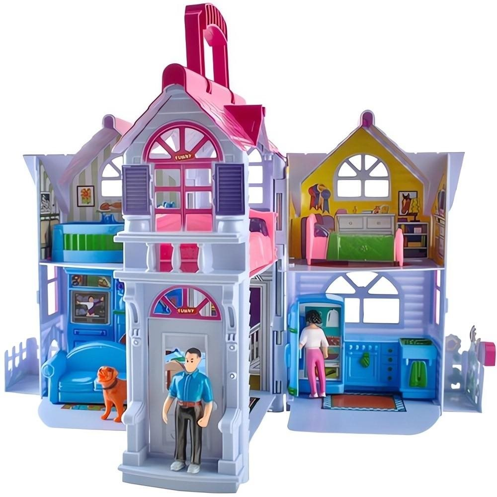 Kruzzel 22612 Folding dollhouse (00022612)