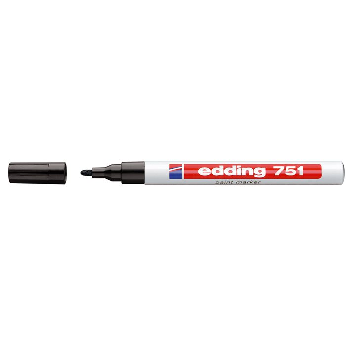 Edding 751 1-2mm Lakkmarker - Fekete (7580097001)