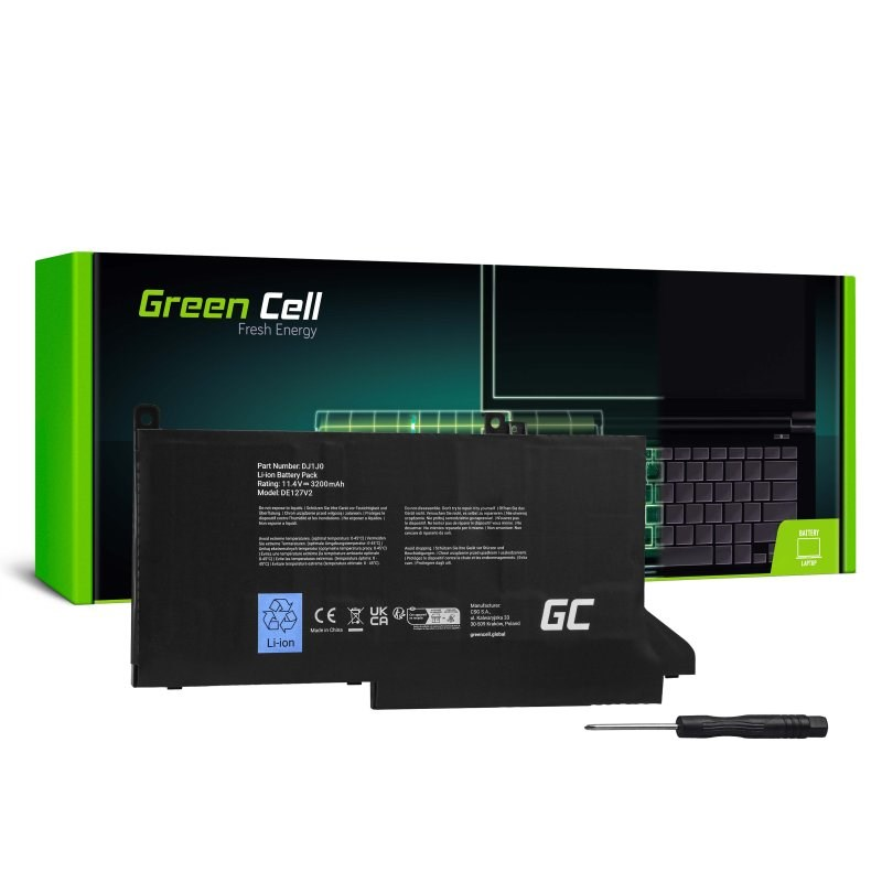 Green Cell DE127V2 Dell Latitude Notebook Akkumulátor 2700maH (DE127V2)