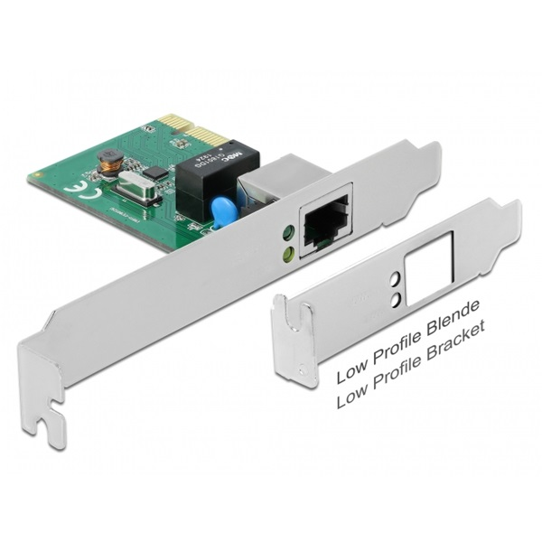 DELOCK PCI-E x1 Vezetékes hálózati Adapter, 1x Gigabit LAN RTL8111 (90381)