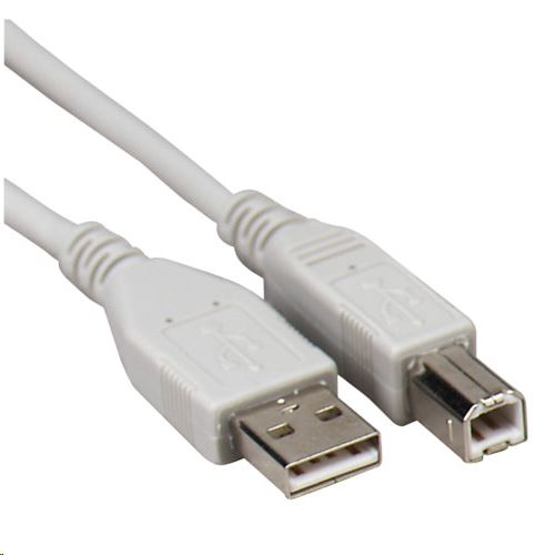 M-Cab USB A -> USB B kábel szürke (7001091) (7001091)