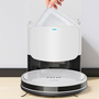 TESLA RoboStar iQ400 Plus Интелигентна прахосмукачка робот с автоматично изпразване на контейнера за прах (бял цвят)
