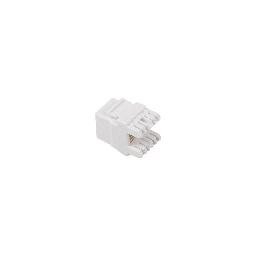 Lanberg KSUA-1000 Cat6A UTP 180°-os betűzős árnyékolatlan RJ45 Keystone jack (KSUA-1000)