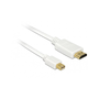 DELOCK Kabel mini DP 1.1 -> HDMI-A     St/St 0.5m weiß (83993)