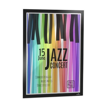 Durable Duraframe Poster A2 infokeret fekete 1db (505301)