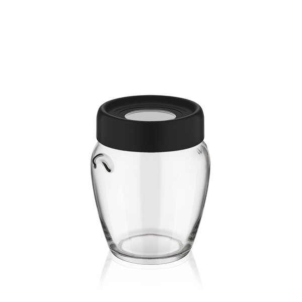 IRIS C-00138 Ring üveg tároló 580ml, fekete, elfántcsont vagy szürke színű (C-00138)