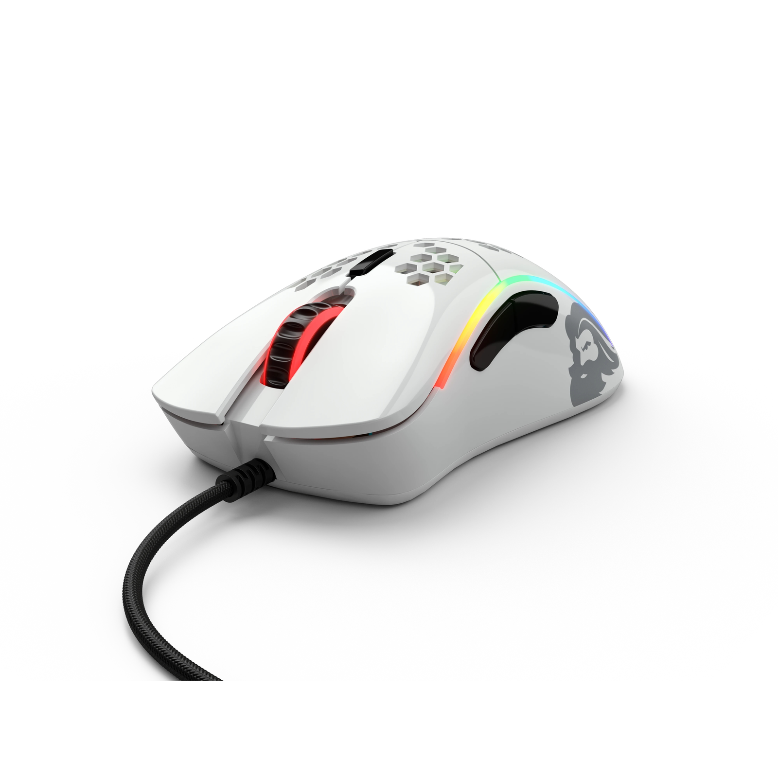 Glorious Model D- Glossy White gaming egér 12000 DPI (GAMO-923)