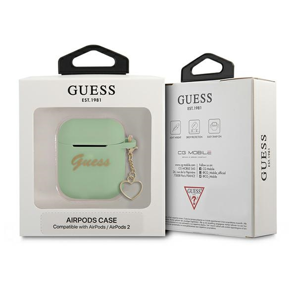 Guess pouzdro pro Apple AirPods, zelené