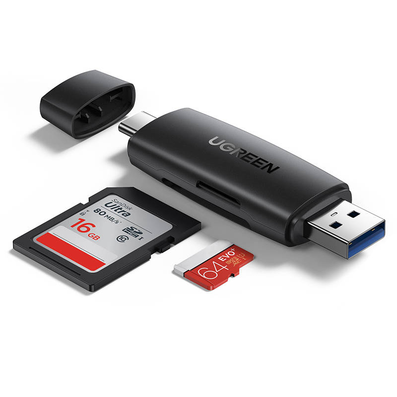 Ugreen CM304 USB 3.0 / USB-C Külső kártyaolvasó (80191B)
