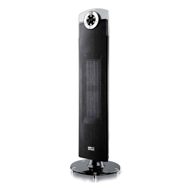 Aeroterma, Sencor, 2500 W, Element incalzire PTC, Control tactil, Afisaj LED, 2 nivele caldura, Negru