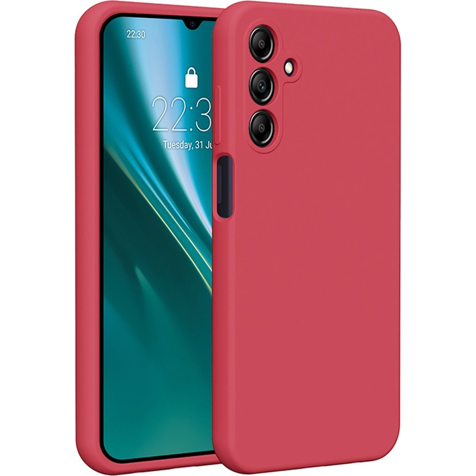 Etteri Silicone Tok Samsung Galaxy A15 4G/5G - Málnapiros (GSM183566)