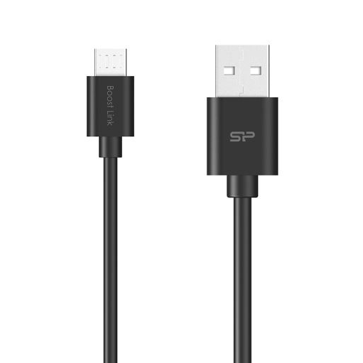 Silicon Power LK10AB USB кабел 1 м USB 2.0 USB A Micro-USB B Черен