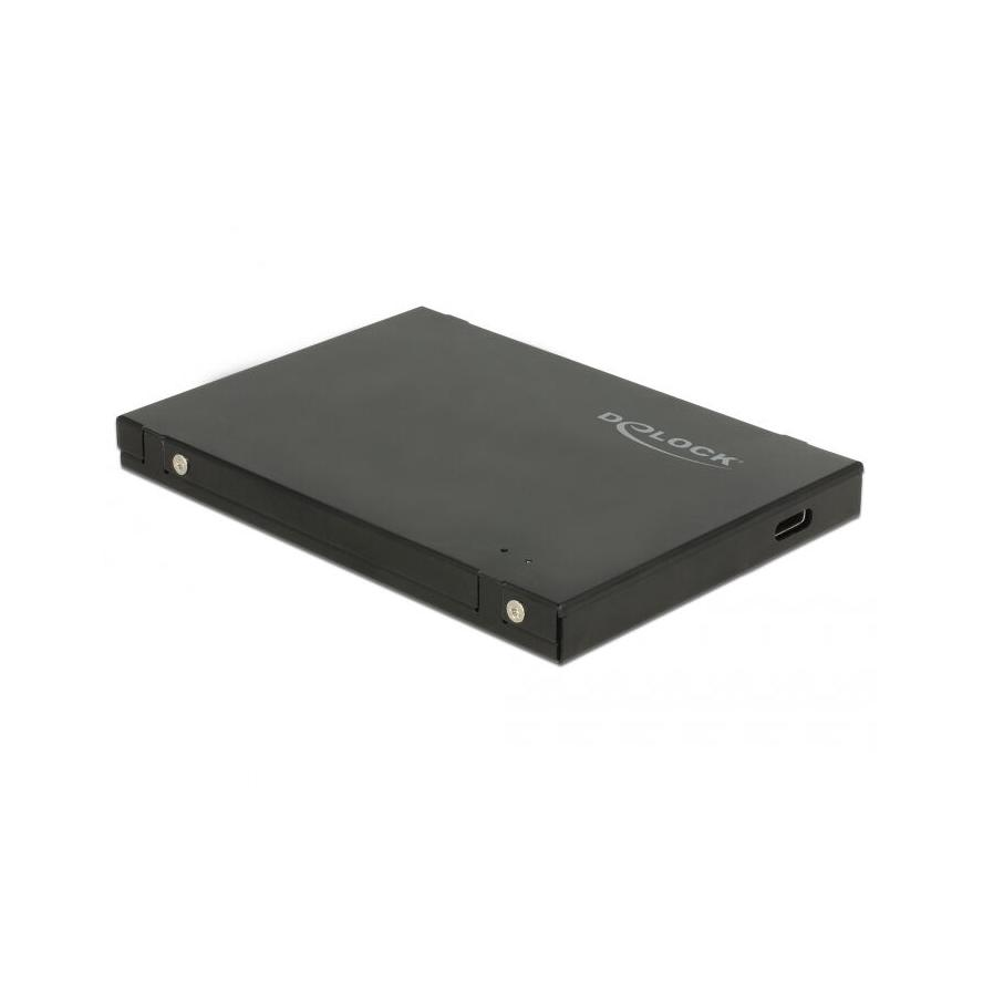 DeLock External 2,5″ Enclosure for M.2 NVMe PCIe SSD with USB 3.1 Gen 2 USB Type-C (42609)