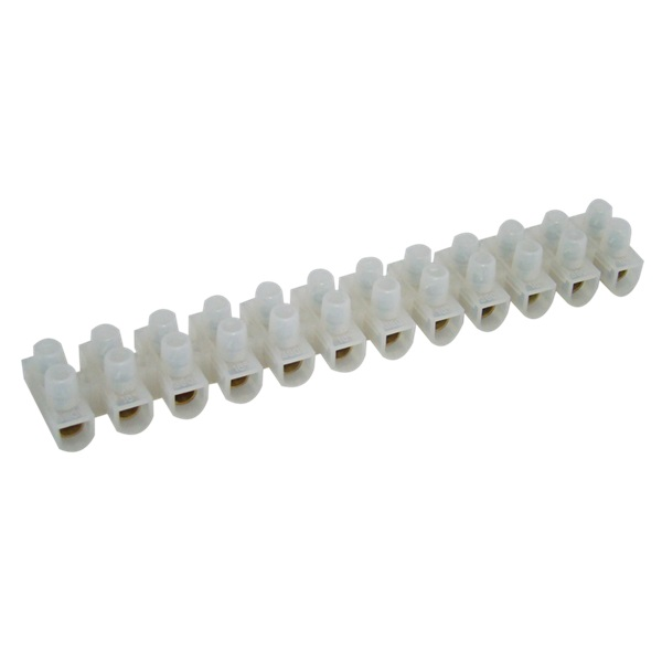 Tracon Flex. S15A-H-L H profil, 12 tag, 10 mm2, 450VAC, 50A, PP 10 db/csomag natúr nyomólemezes sorozatkapocs (S15A-H-L)