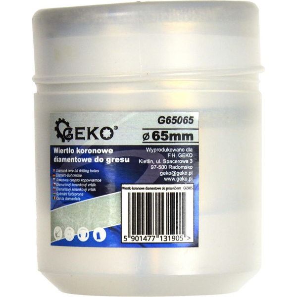 65mm diamantna kronska žaga za trdo keramiko gres mokro rezanje