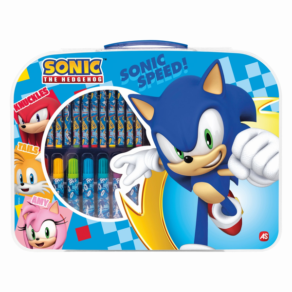AS CRAFT Sonic színező készlet bőröndben