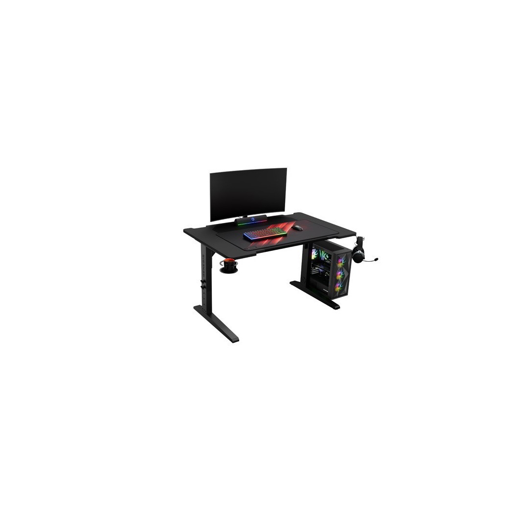 Genesis Holm Modular 120 RGB Gamer asztal 180 x 120 x 90 cm - Fekete (NDS-2248)